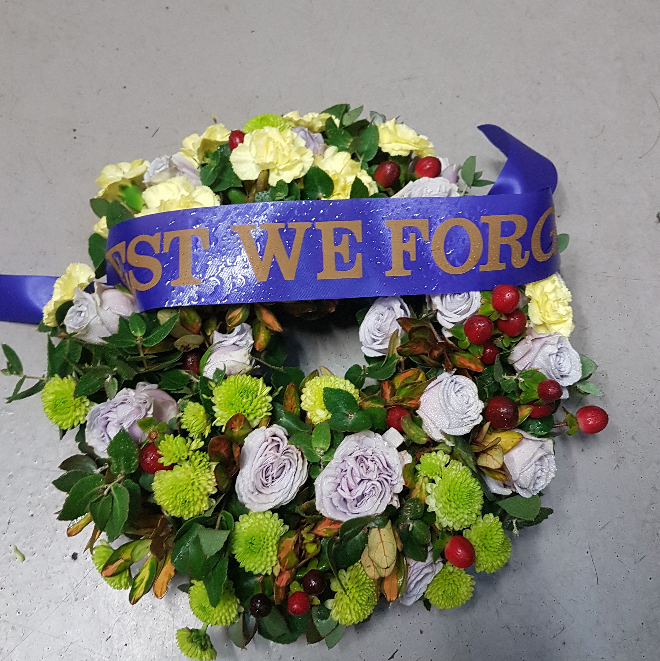 commemorative wreath 